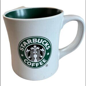 𝅺NWT Starbucks Logo White Ceramic Coffee Tea Mug Cup